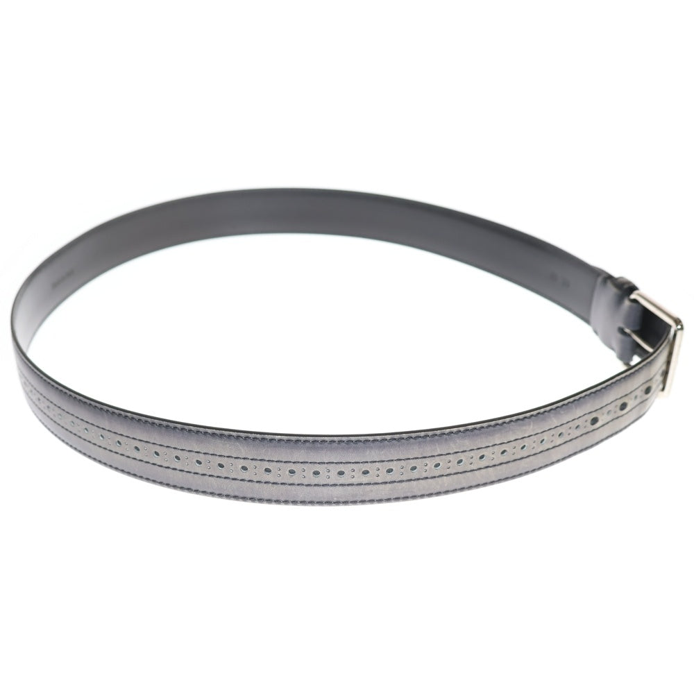 Berluti(ベルルッティ) パティーヌ レザーベルト バックル グレー L1200