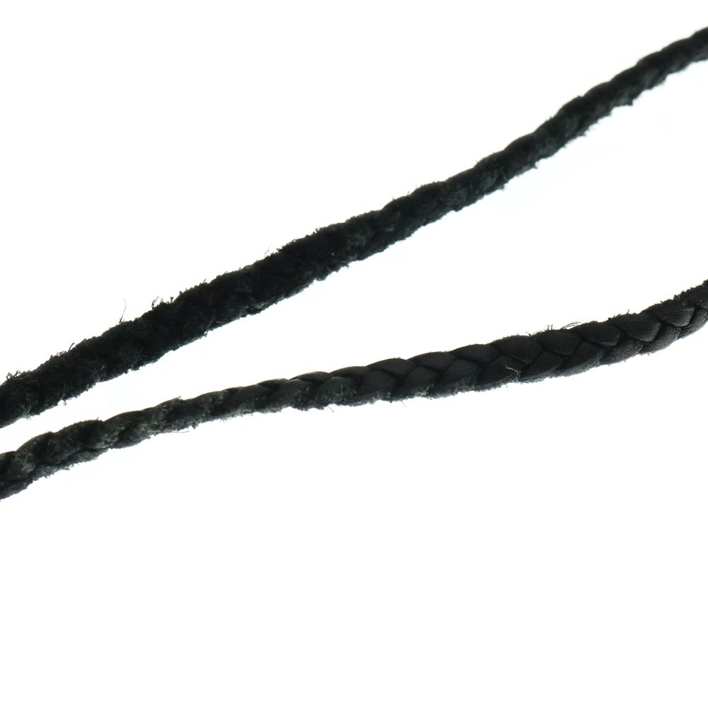 CHROME HEARTS(クロムハーツ) CELTIC CROSS XS ケルティッククロス LEATHER BRAID スクロールレザーブレード シルバー