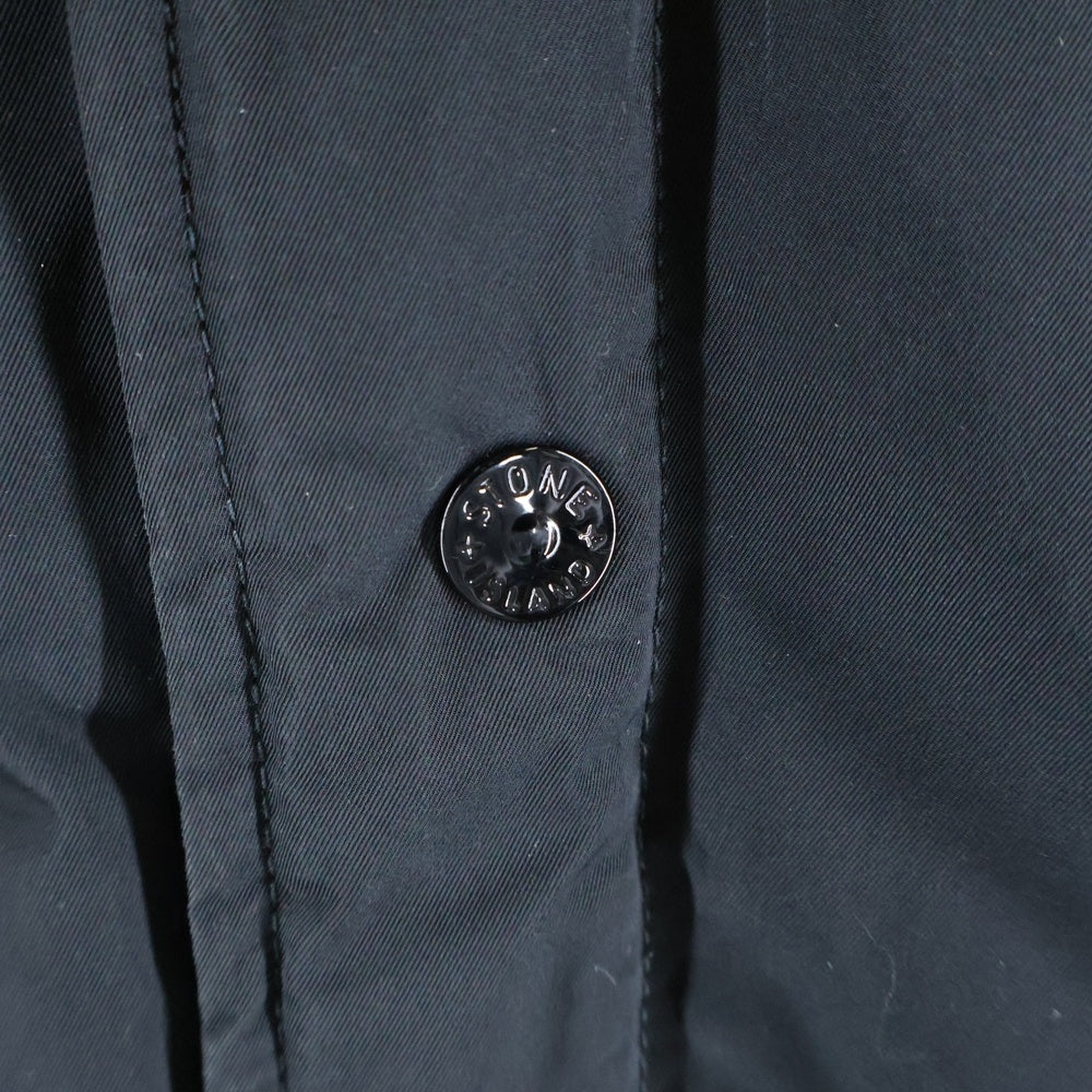 STONE ISLAND(ストーンアイランド) MICRO TWILL JACKET 791541826 V0020 マイクロツイル プリマロフト フード付きダウンジャケット ブラック