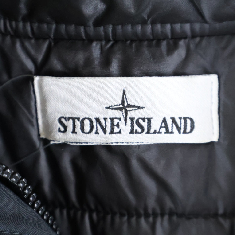 STONE ISLAND(ストーンアイランド) MICRO TWILL JACKET 791541826 V0020 マイクロツイル プリマロフト フード付きダウンジャケット ブラック