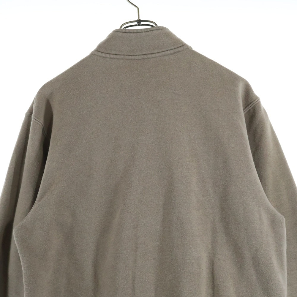 HUF(ハフ) SHADOW SERIF 1/4 ZIP MOCKNECK FL00157 ハーフジップ スウェット トレーナー ベージュ