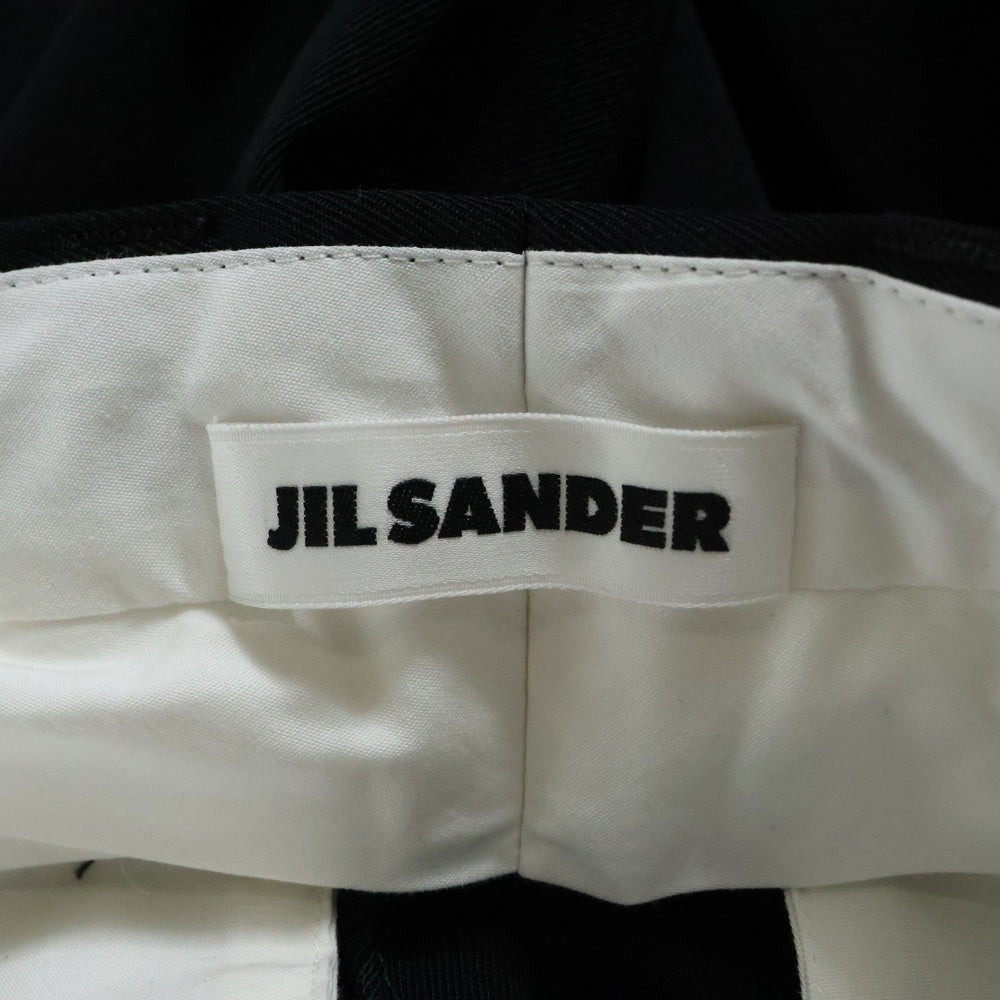 JIL SANDER(ジルサンダー) 25SS テーパードスラックスパンツ J23KA0003 ブラック