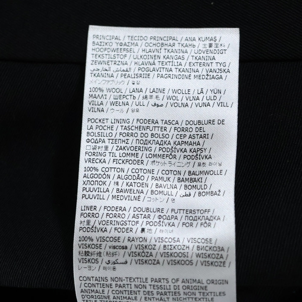 JIL SANDER(ジルサンダー) 25SS テーパードスラックスパンツ J23KA0003 ブラック