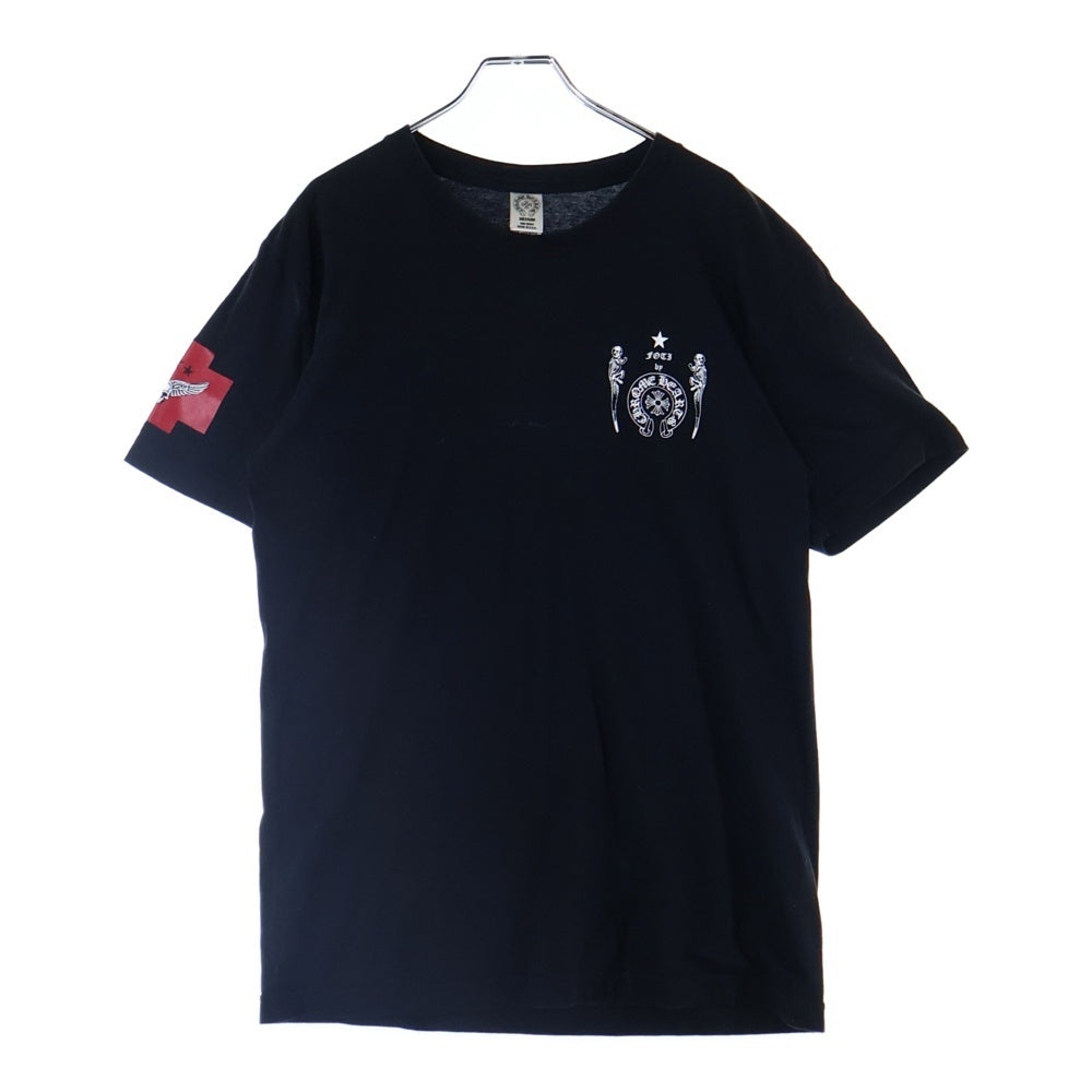 CHROME HEARTS(クロムハーツ) FOTI S/S TEE フォティ マハリア ロゴプリント 半袖Tシャツ ブラック