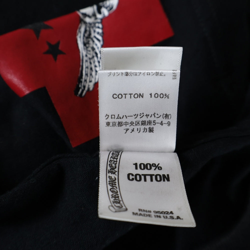 CHROME HEARTS(クロムハーツ) FOTI S/S TEE フォティ マハリア ロゴプリント 半袖Tシャツ ブラック