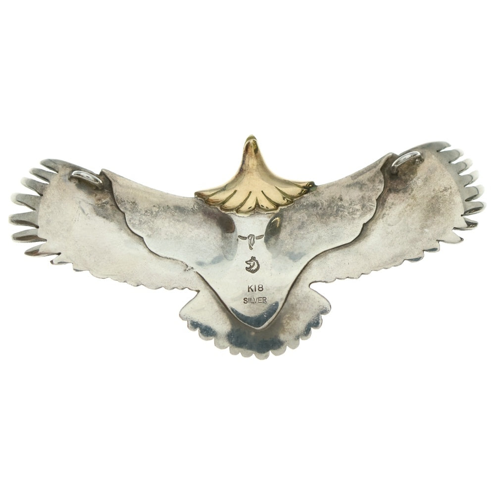 TADY & KING(タディアンドキング) 大イーグル頭金 ネックレストップ シルバー/ゴールド