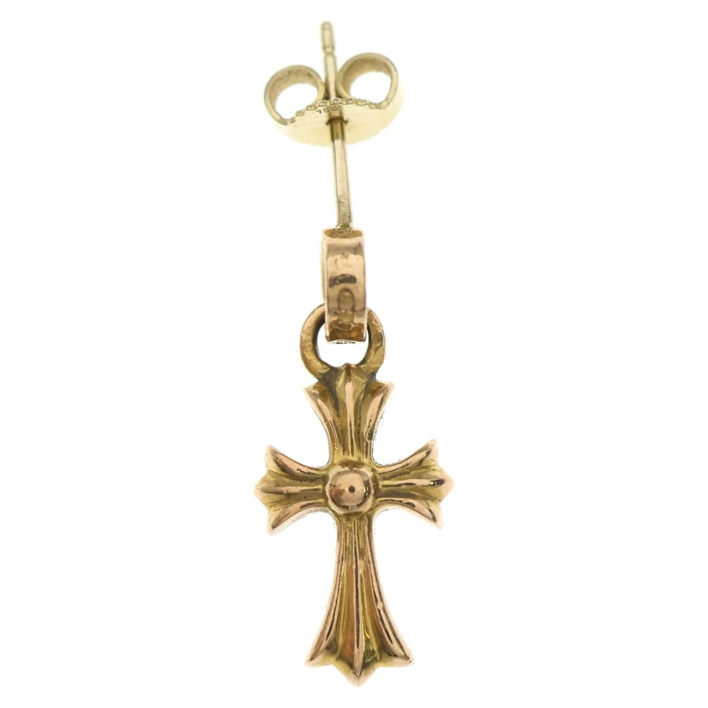 CHROME HEARTS(クロムハーツ) 22K BBY F PPRCHN P/DIA ベイビーファットクロス ドロップピアス PAVEダイヤ ゴールド BCA018