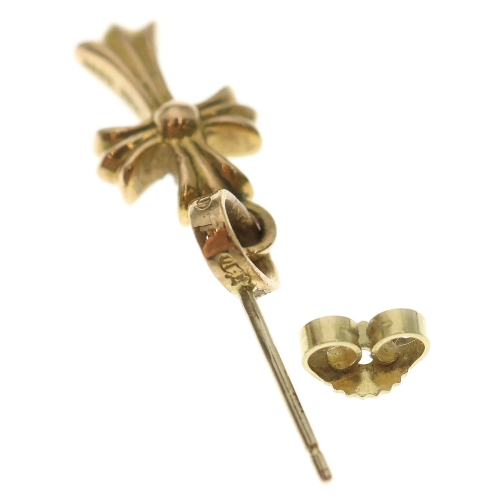 CHROME HEARTS(クロムハーツ) 22K BBY F PPRCHN P/DIA ベイビーファットクロス ドロップピアス PAVEダイヤ ゴールド BCA018