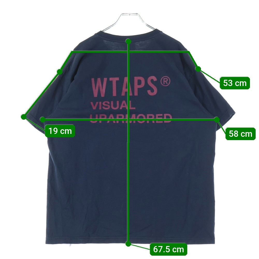 WTAPS(ダブルタップス) 25SS FORTLESS S/S フォートレス バッグプリント半袖カットソー ネイビー
