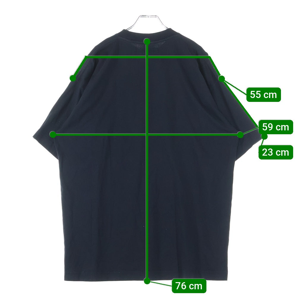 VETEMENTS(ヴェトモン) 22AW Show Me Your プリント半袖Tシャツ UA53TR230B ブラック