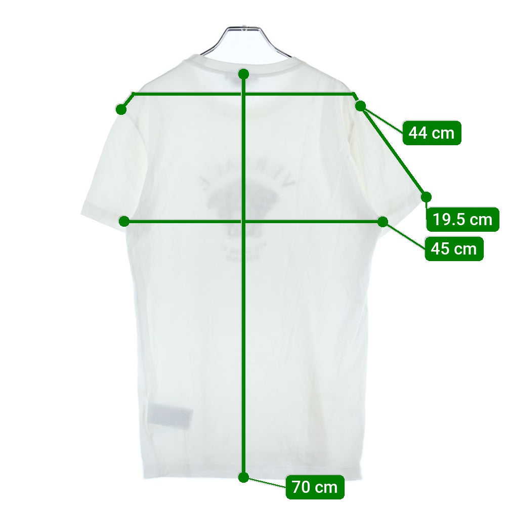 GIANNI VERSACE(ジャンニ ヴェルサーチ) メデューサ プリント Tシャツ 半袖カットソー A88659 ホワイト