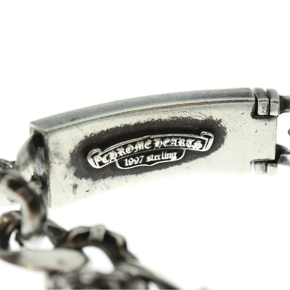 CHROME HEARTS(クロムハーツ) ID FLORAL CRS フローラルクロスIDファンシーリンク ブレスレット 13LINK