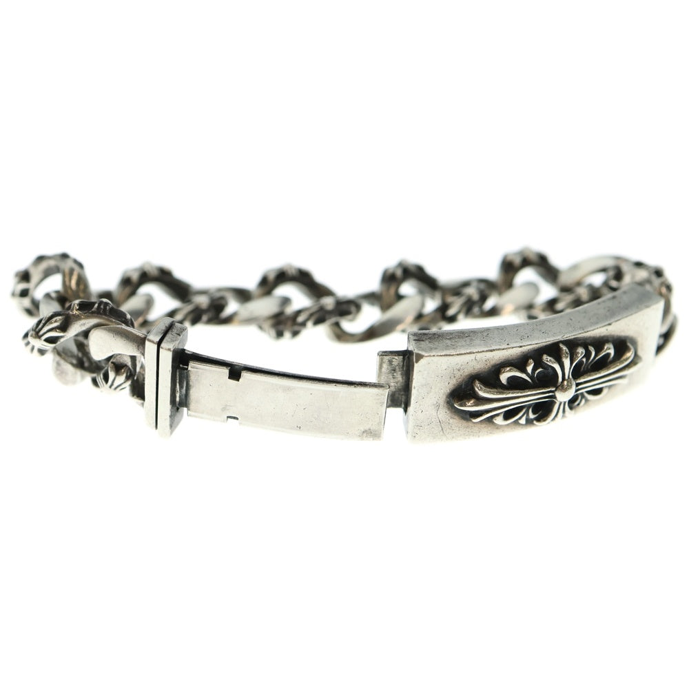 CHROME HEARTS(クロムハーツ) ID FLORAL CRS フローラルクロスIDファンシーリンク ブレスレット 13LINK