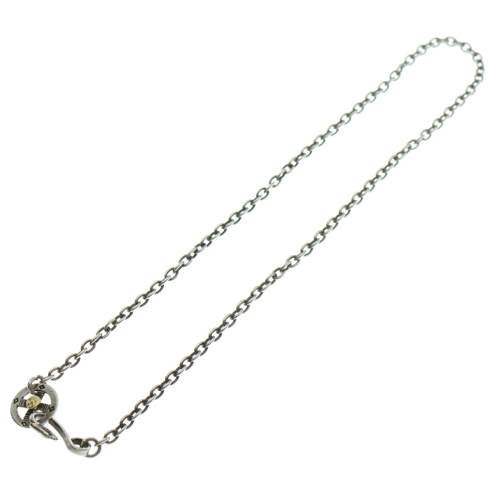 goro's(ゴローズ) メタル付きホイール太丸チェーン ネックレスチェーン シルバー/ゴールド