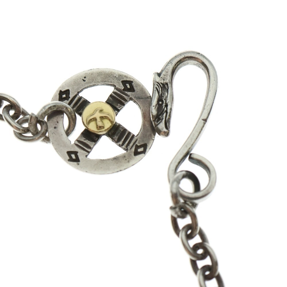 goro's(ゴローズ) メタル付きホイール太丸チェーン ネックレスチェーン シルバー/ゴールド