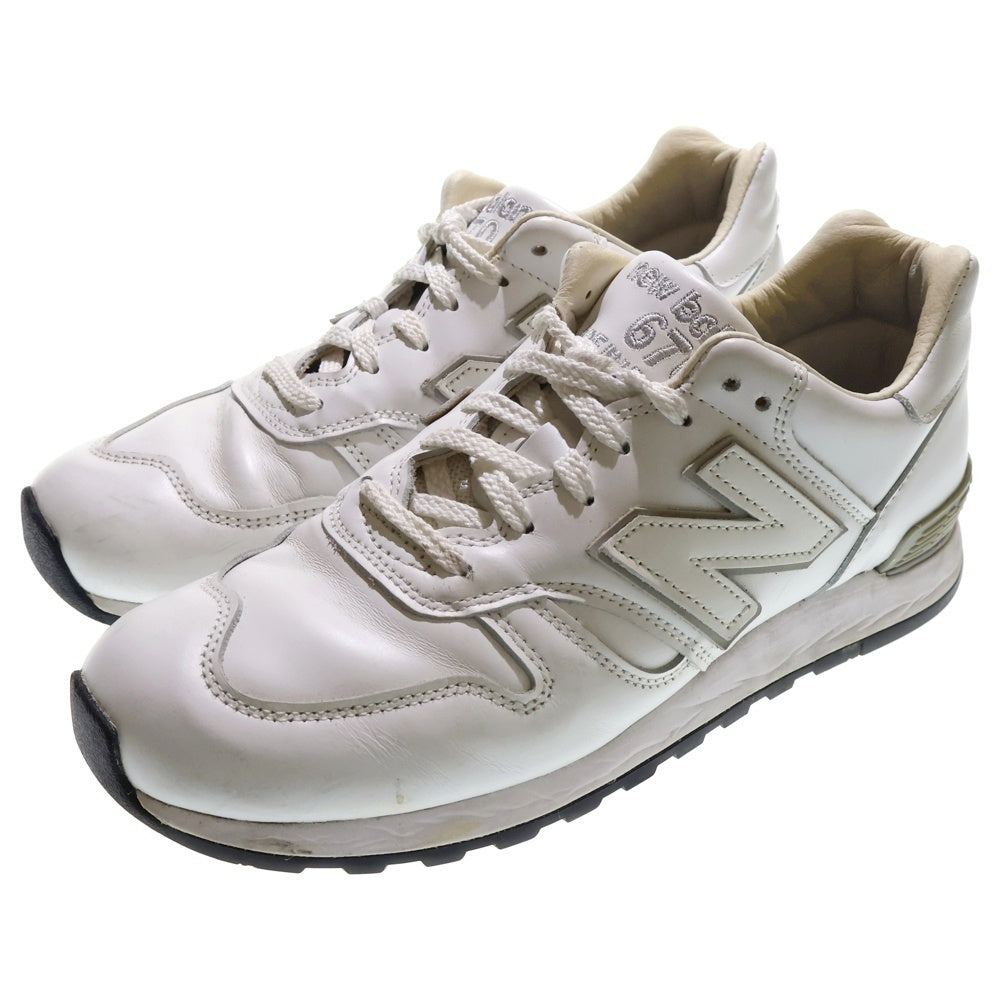 New Balance(ニューバランス) M670 ローカットスニーカー イングランド製 ホワイト M670WWG