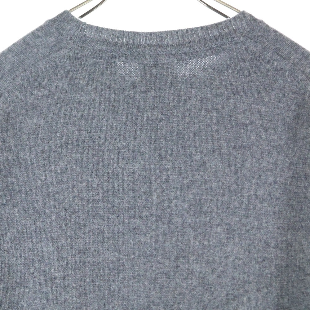 BURBERRY(バーバリー) TBロゴクルーネックニット セーター カシミヤ グレー 8033176/70F