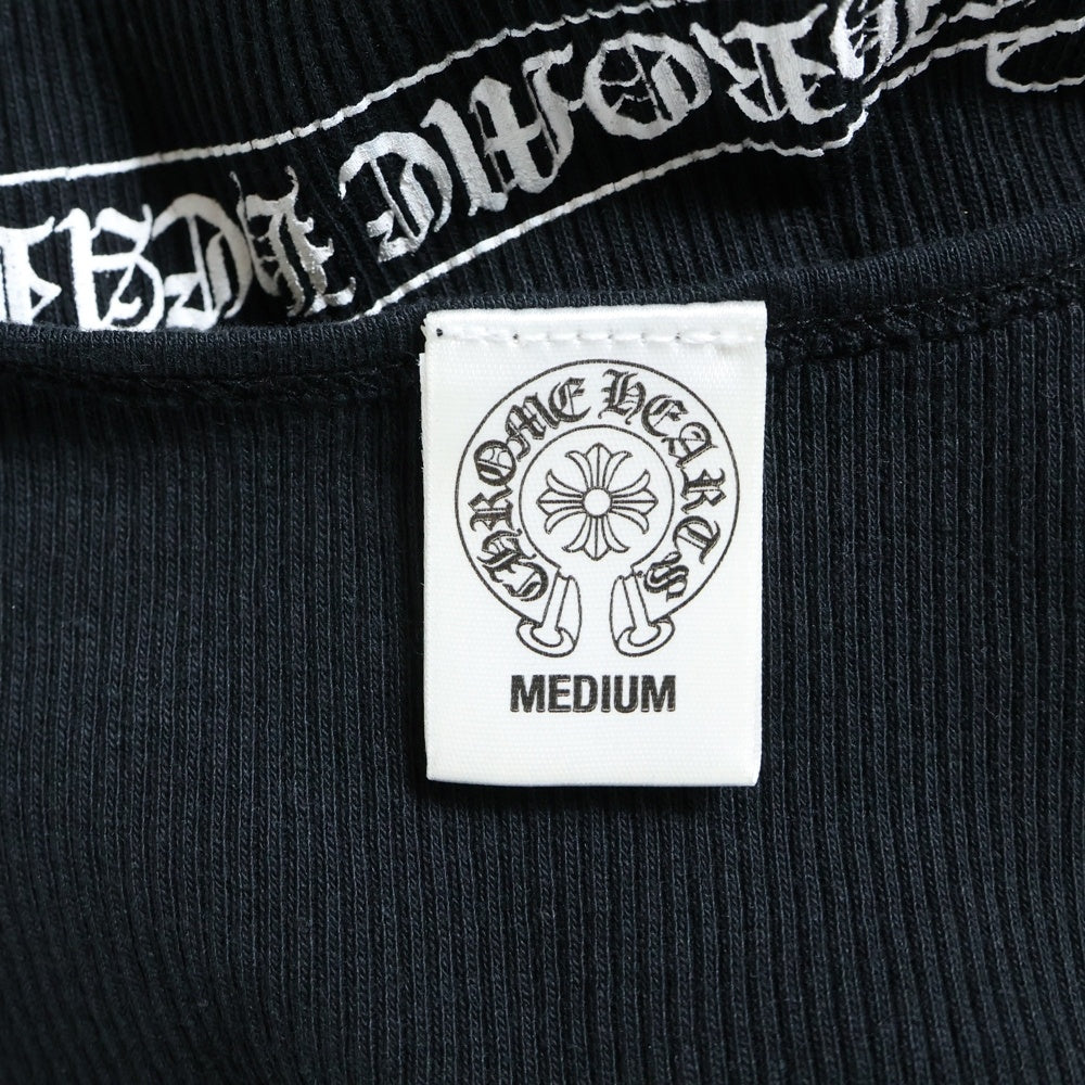 CHROME HEARTS(クロムハーツ) BSフレア タンクトップ プリント 両面プリント ブラック