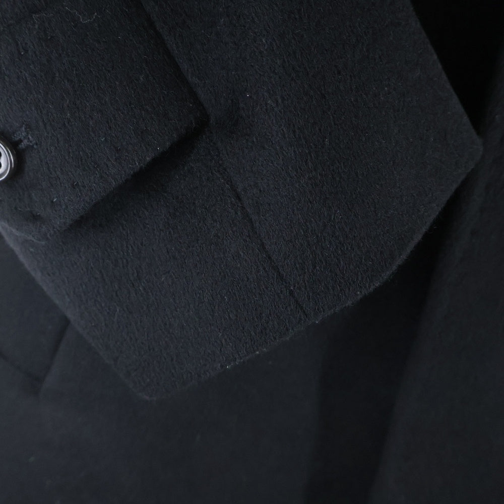 PIERRE BALMAIN(ピエールバルマン) ステンカラーコート カシミヤ ブラック