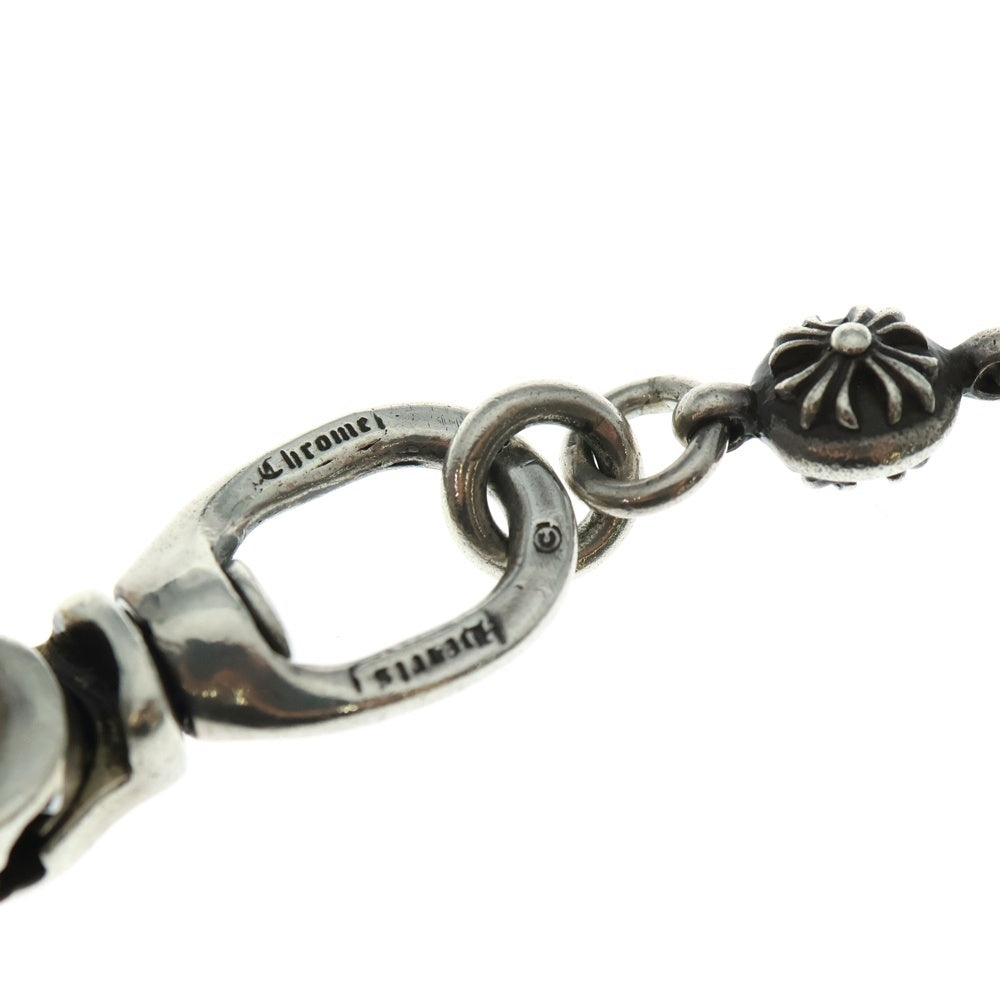 CHROME HEARTS(クロムハーツ) 2BALL SHORT-S/1クリップショート#2クロスボール ウォレットチェーン シルバー BCA063