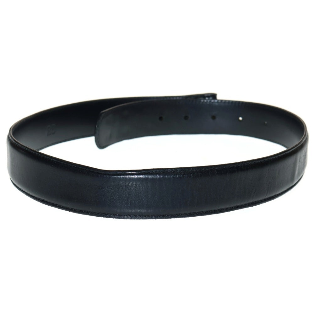 CHROME HEARTS(クロムハーツ) 1.5 STRAP 1.5inch フローラルリベッツ レザーベルト ブラック