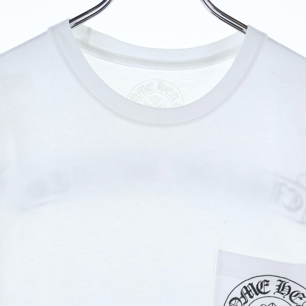 CHROME HEARTS(クロムハーツ) ホースシュー スタープリント 半袖Tシャツカットソー ホワイト