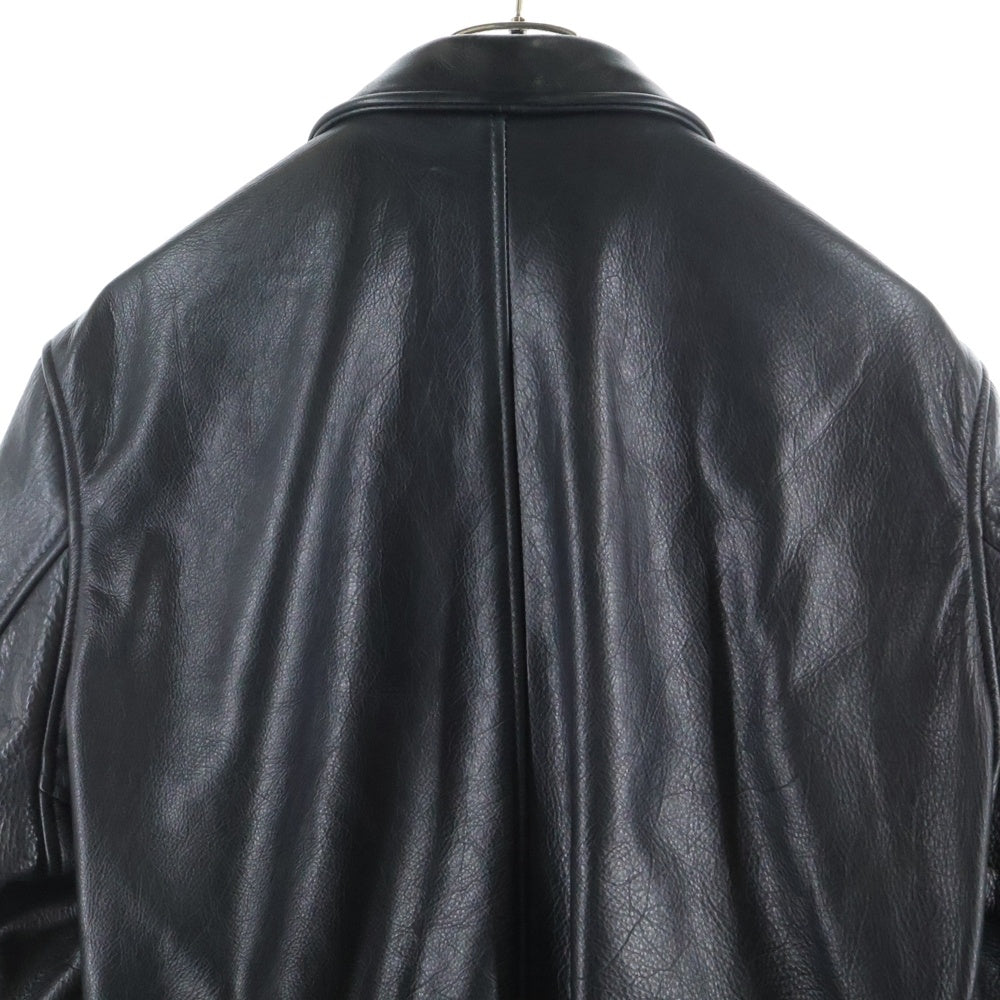 SUPREME(シュプリーム) ×SCHOTT TYPE A-2 Leather Jacket ショット ライダース レザージャケット ブラック