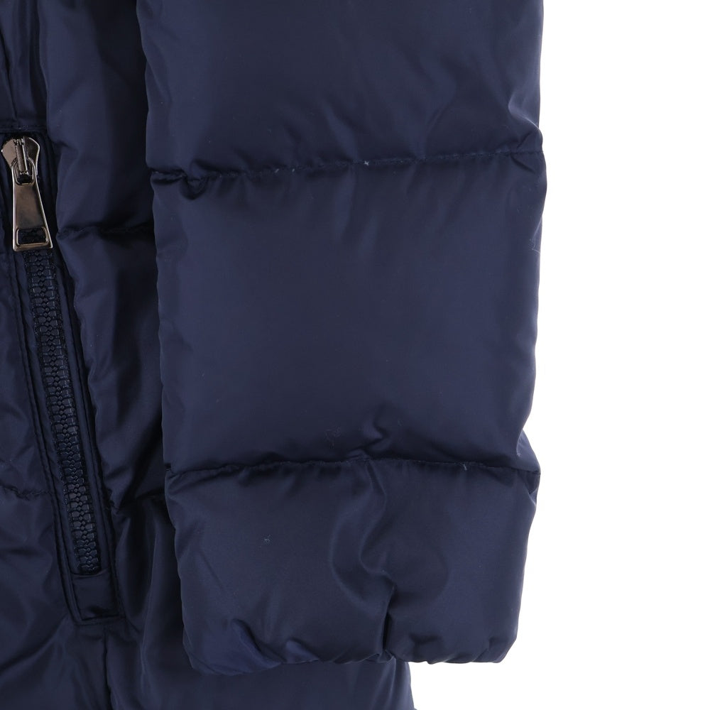 MONCLER(モンクレール) 18AW HIRONDELLE D20934934520 54155 イロンデール ファー付きジップアップロングダウンコート レディース ブラック