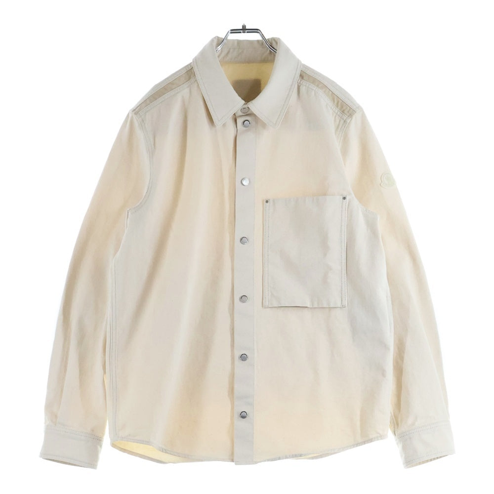 MONCLER(モンクレール) CAMICIA K20912F00001 カミシア 長袖シャツジャケット ベージュ
