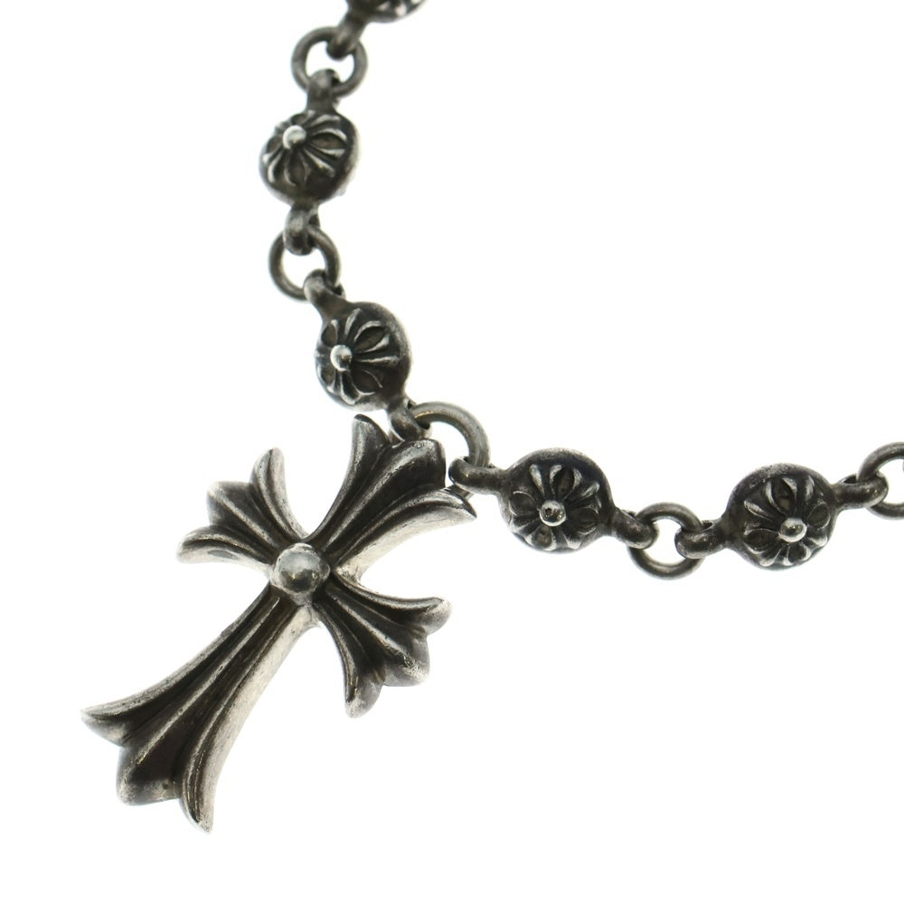 CHROME HEARTS(クロムハーツ) #1 CRSBL CHN SML CH CRS クロスボールチェーン スモールCHクロス ネックレス シルバー BCA193