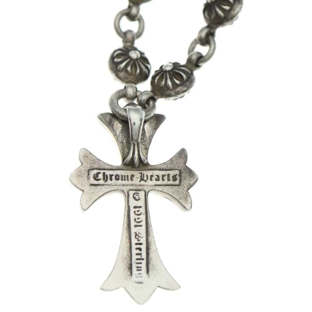 CHROME HEARTS(クロムハーツ) #1 CRSBL CHN SML CH CRS クロスボールチェーン スモールCHクロス ネックレス シルバー BCA193