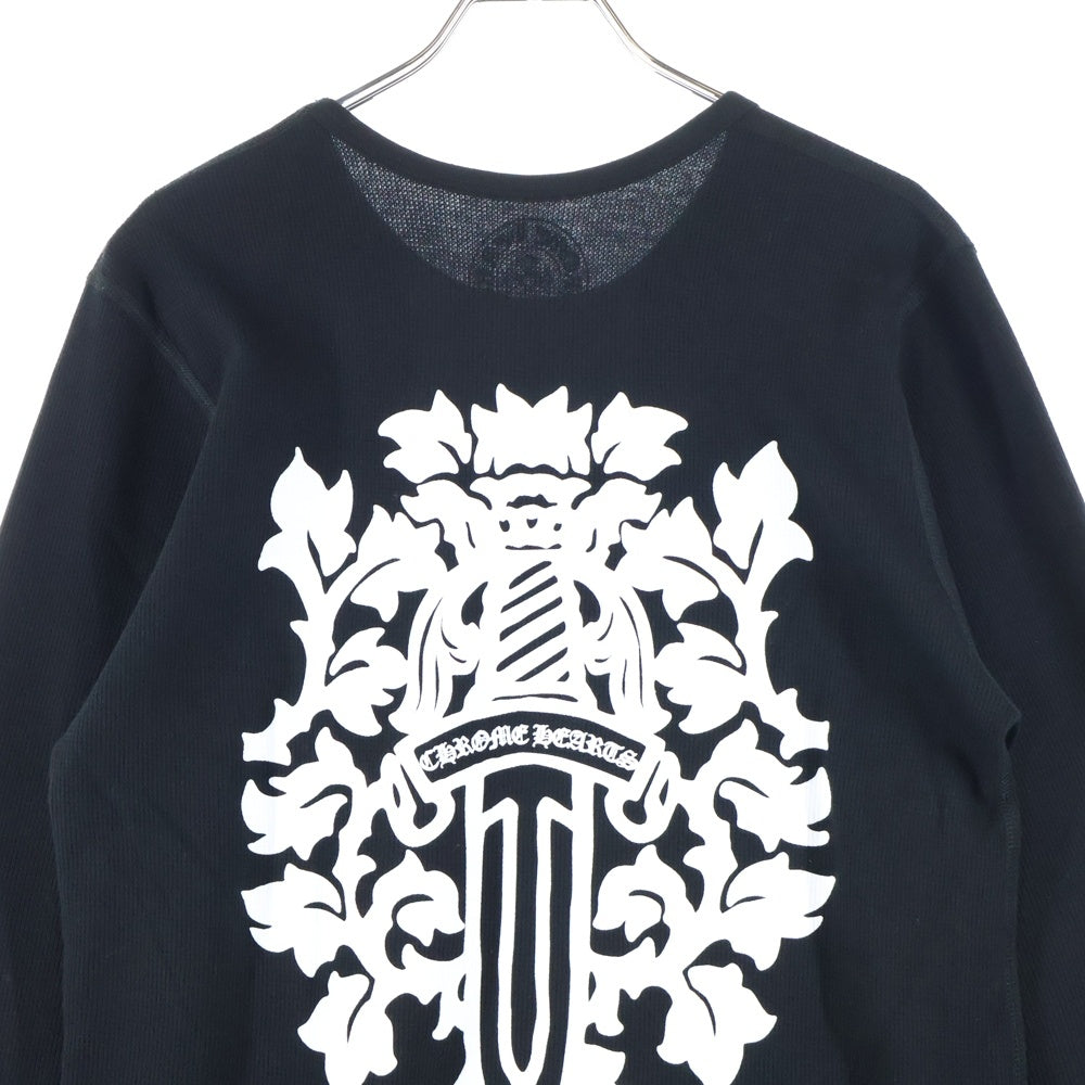 CHROME HEARTS(クロムハーツ) DAGGER THERMAL L/S TEE ダガーサーマルカットソー Tシャツ ブラック