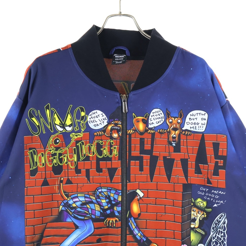 DEATH ROW RECORDS(デスローレコード) SNOOP DOGG DOGGYSTYLE RECORD TRACK JACKET トラックジャケット ブルー/マルチ