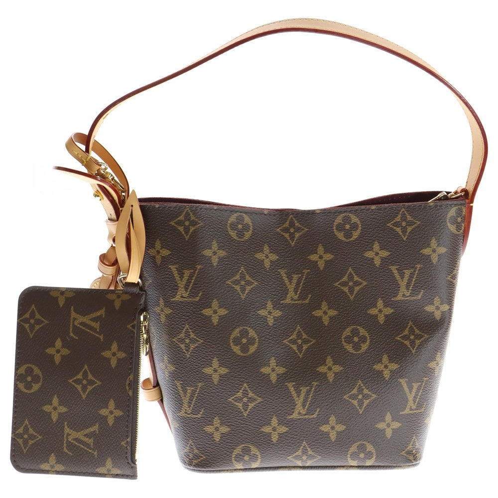 LOUIS VUITTON(ルイヴィトン) オールインBB モノグラム レザー 2WAY ハンドバッグ ショルダーバッグ ゴールド金具 ブラウン M12925