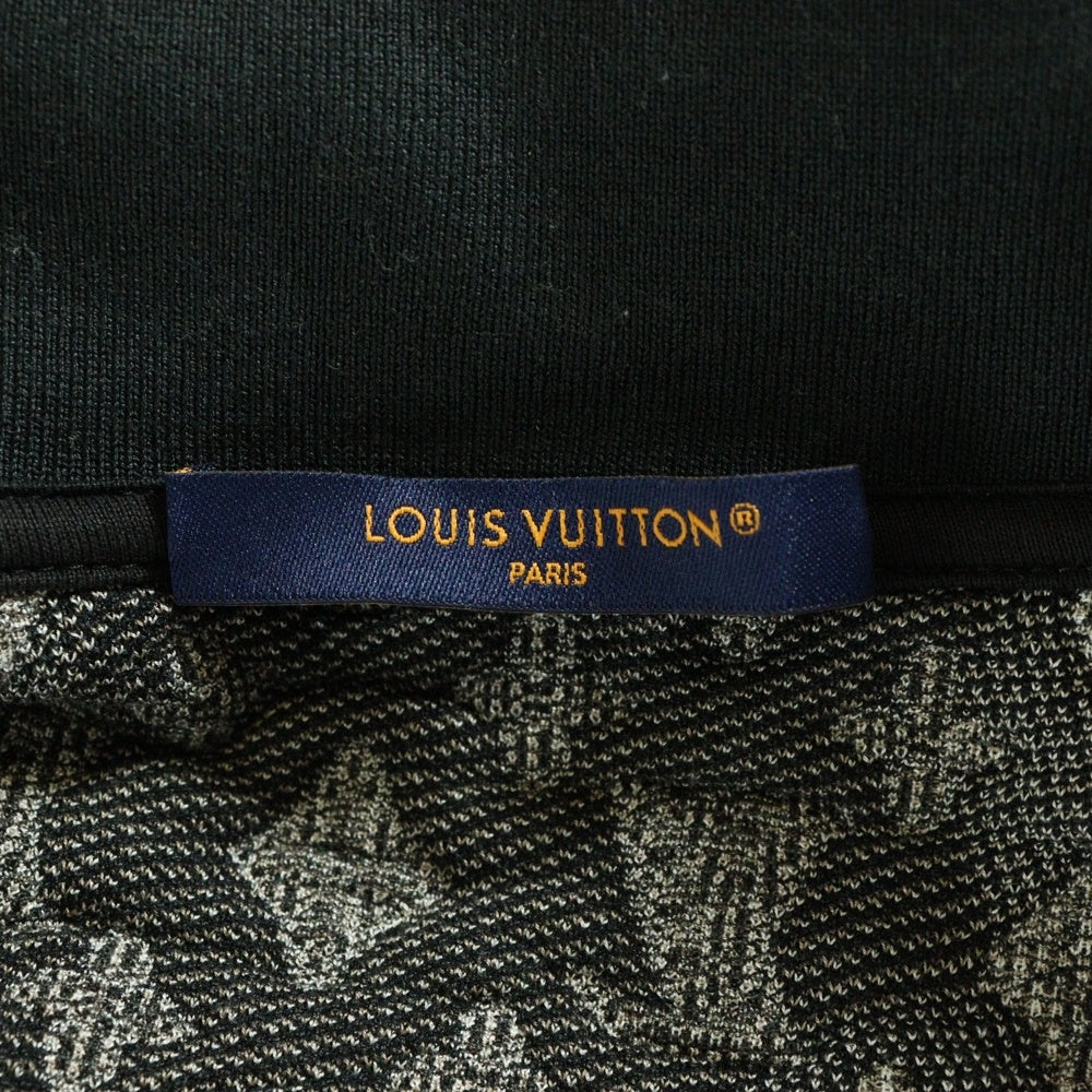 LOUIS VUITTON(ルイヴィトン) ×KID SUPER 23AW Monogram Cotton Jersey Bomber ×キッドスーパー モノグラム カモ柄 ボンバージャケット ブラック/ホワイト RM232 AFR HPY78W