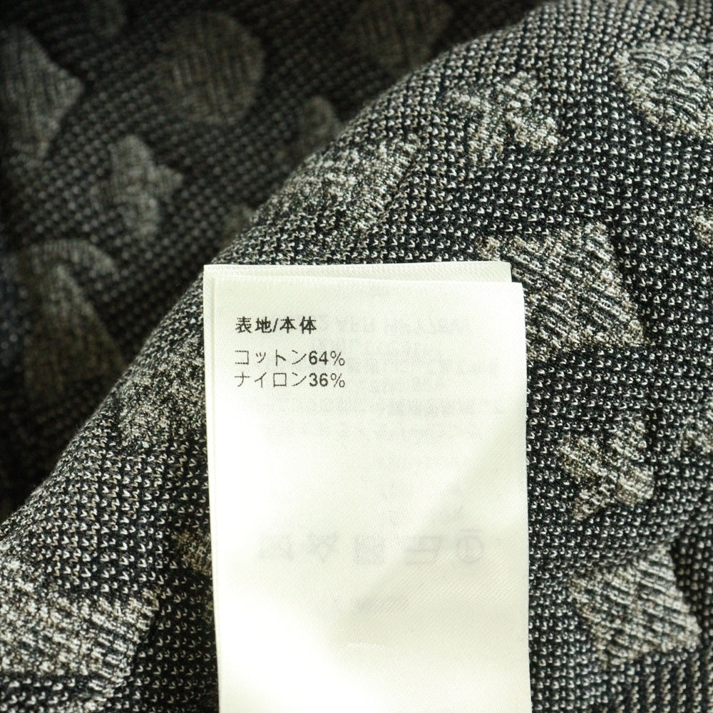 LOUIS VUITTON(ルイヴィトン) ×KID SUPER 23AW Monogram Cotton Jersey Bomber ×キッドスーパー モノグラム カモ柄 ボンバージャケット ブラック/ホワイト RM232 AFR HPY78W