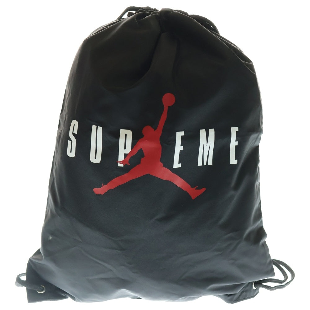 SUPREME(シュプリーム) 24AW×Jordan Drawstring Bag ジョーダン ドローストリング バッグ ナップサック ブラック