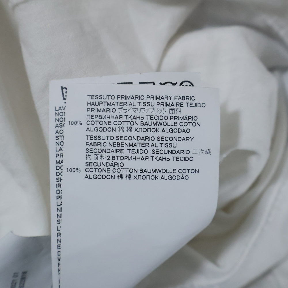 Maison Margiela 10(メゾン マルジェラ) 21SS 反転ロゴ刺繍半袖Tシャツ S30G0701 S22816 ホワイト