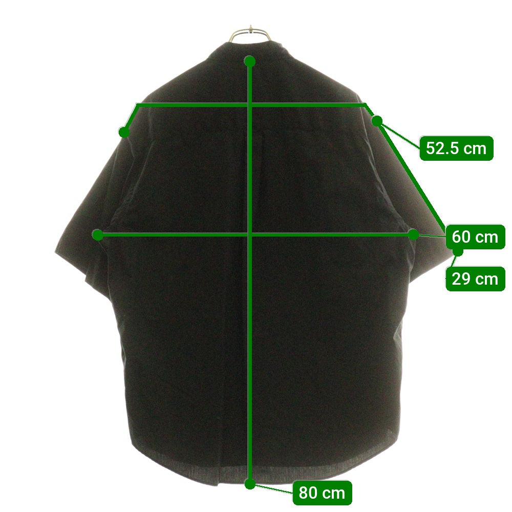 UNDERCOVER(アンダーカバー) 25SS ロゴプリントコットンブロード半袖シャツ ブラック UC1E9401-1