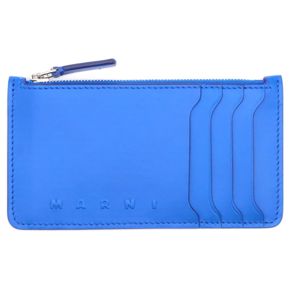 MARNI(マルニ) 24AW ZIP CARD CASE ジップ カードケース コインケース ブルー PFMI0103U0