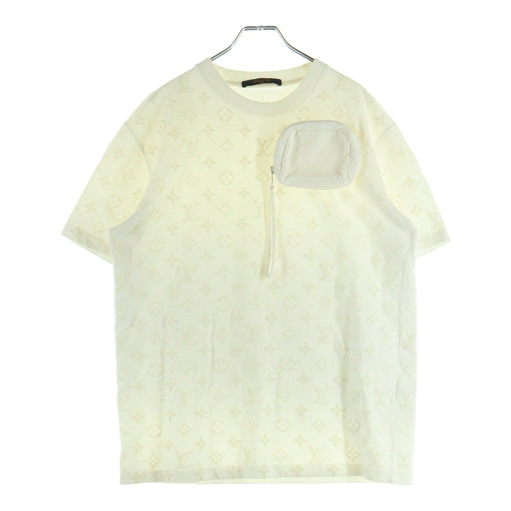 LOUIS VUITTON(ルイヴィトン) 20SS モノグラムフックアンドループ半袖Tシャツ ホワイト RM201 JYH HIY74W