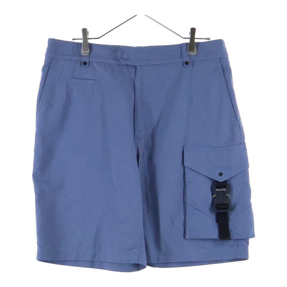 DIOR(ディオール) ×ALYX 21SS コットンファイユCDバックルショーツ ブルー 193C151A4451