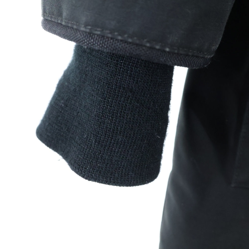 CANADA GOOSE(カナダグース) TRILLIUM PARKA 6660LA トリリウムパーカー ワッペンロゴ ジップアップ フード付きダウンジャケット レディース ブラック