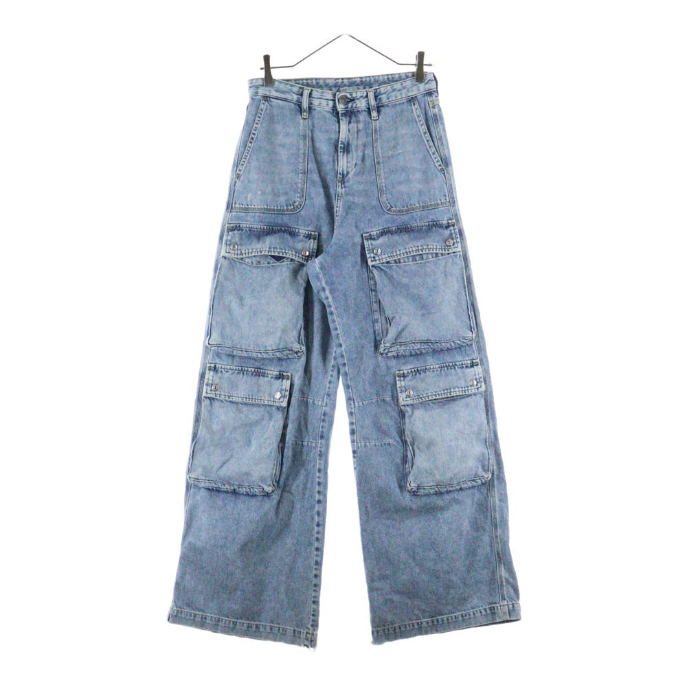 DIESEL(ディーゼル) P-MIRTA-OUT デニムカーゴパンツ インディゴ R68AI