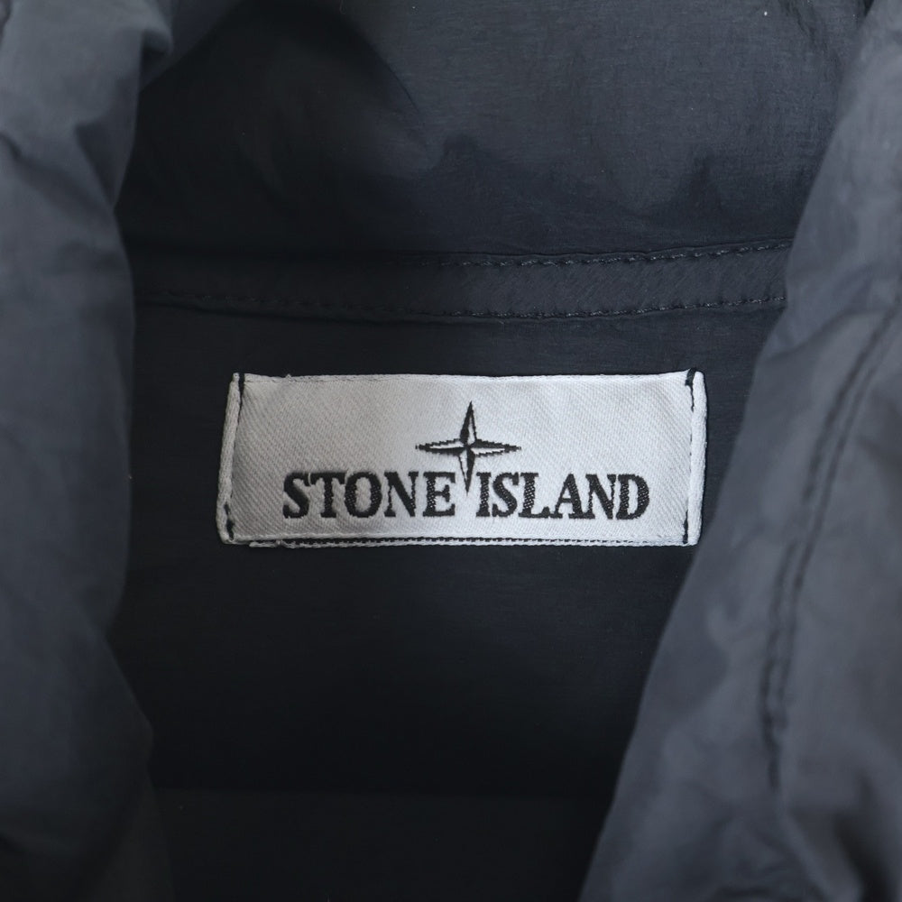 STONE ISLAND(ストーンアイランド) 24AW SEAMLESS TUNN EL NYLON DOWN 811543028 ダウンジャケット スタンドカラー ナイロン ジップアップジャケット ブラック