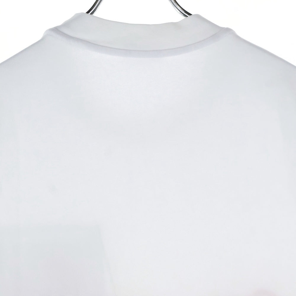 MONCLER(モンクレール) ロゴ刺繍 クルーネック 半袖Tシャツ カットソー ホワイト I10918C00005 899H5