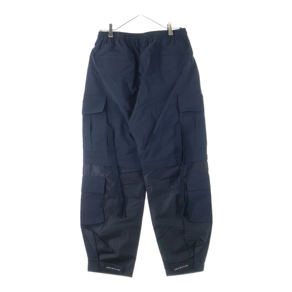 ALWAYS OUT OF STOCK(オールウェイズアウトオブストック) 2WAY FATIGUE PANTS HA-024106111 ファティーグ ナイロン カーゴパンツ ブラック