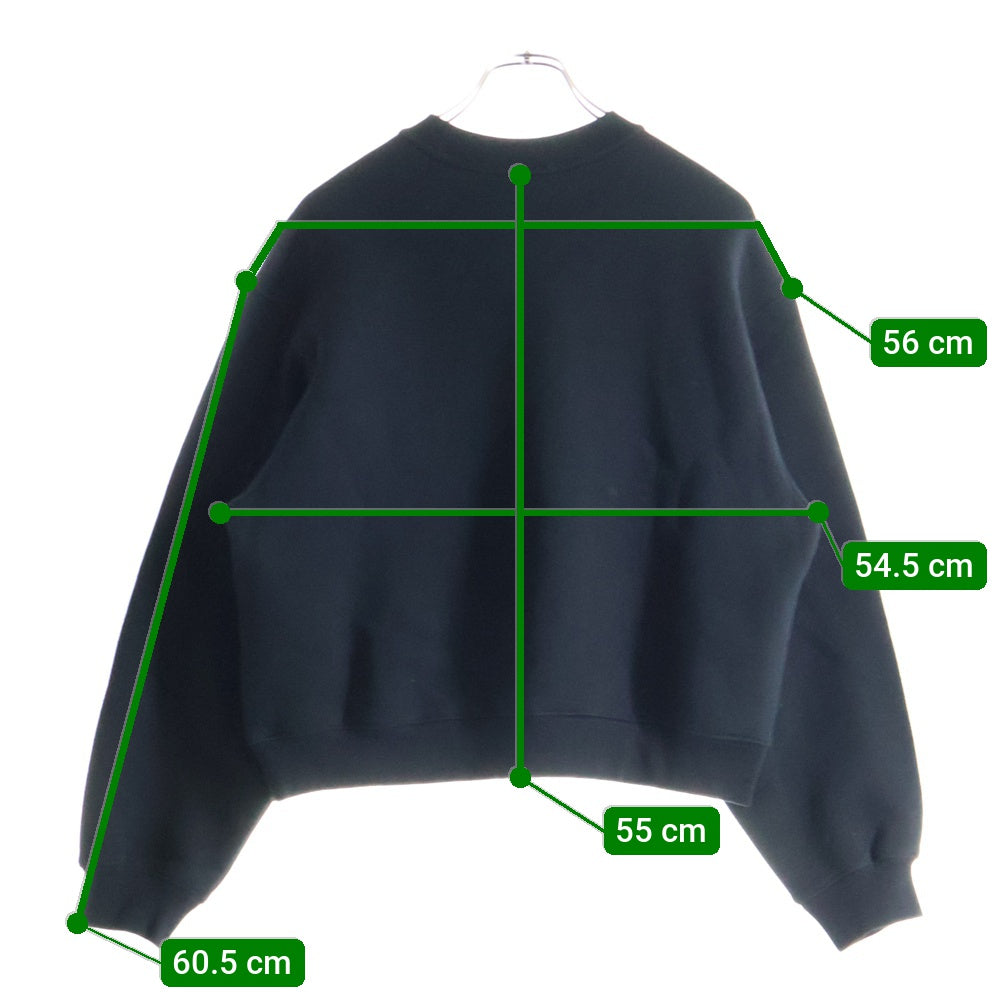 ALEXANDER WANG(アレキサンダーワン) ロゴプリント クルーネック スウェットシャツ トレーナー ブラック 4CC3221360