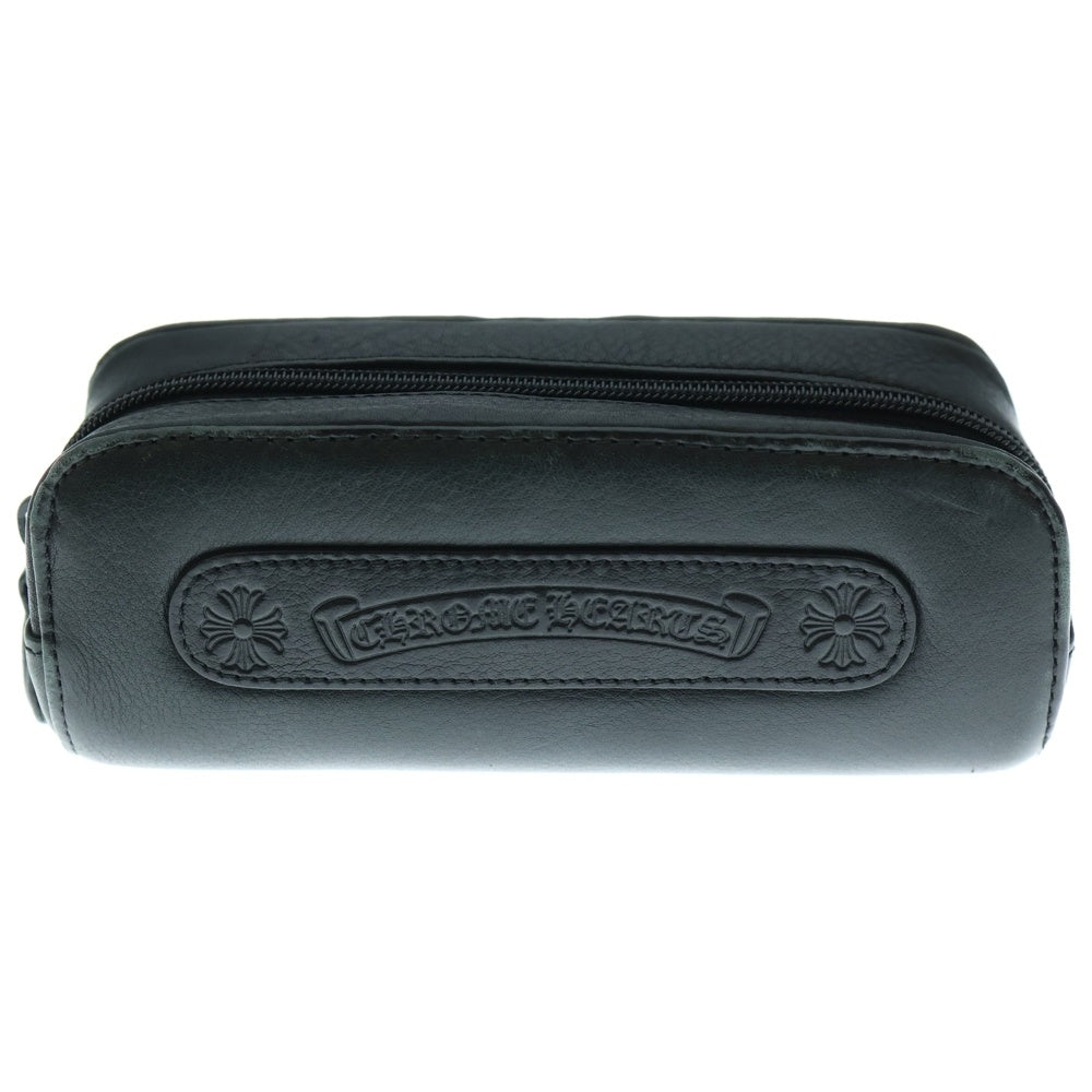 CHROME HEARTS(クロムハーツ) EVAGILIST-BK/GP ダガー&CHプラス装飾クリアレンズサングラス 眼鏡 ゴールド/ブラック