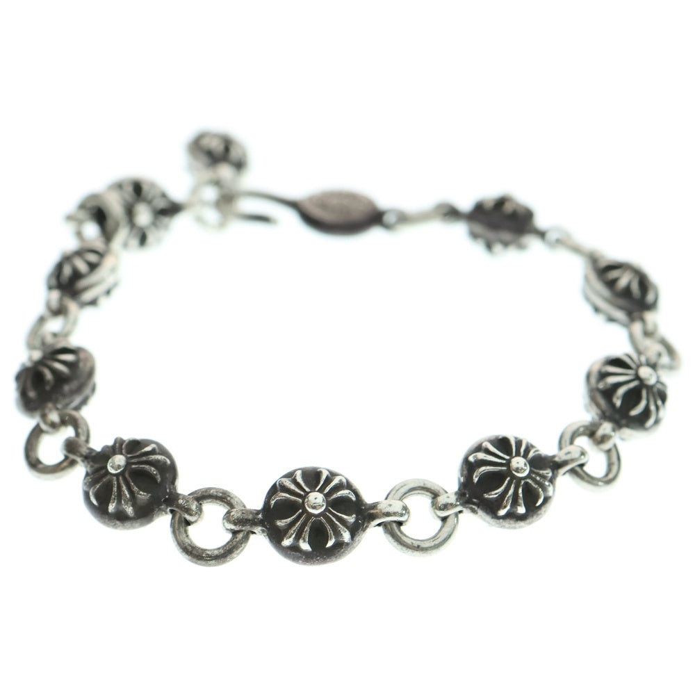 CHROME HEARTS(クロムハーツ) NO2 BALL #2クロスボールブレスレット シルバー BCA176